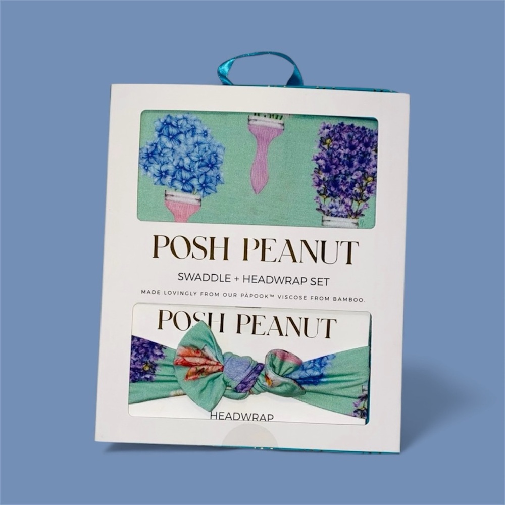 NIB Posh Peanut Swaddle Set
